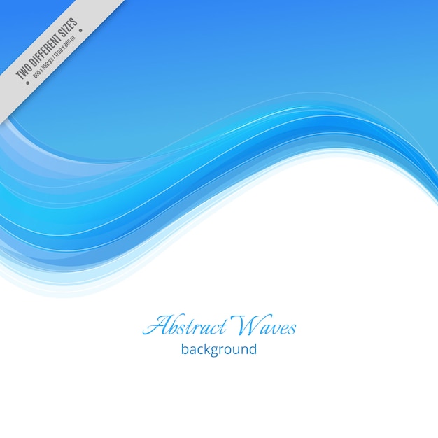 Blue waves background