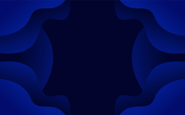 Free Vector blue wavy background modern design