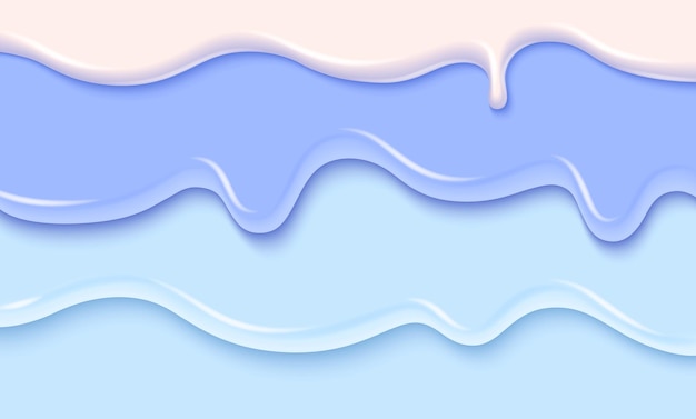 Free Vector blue and white liquid substance border