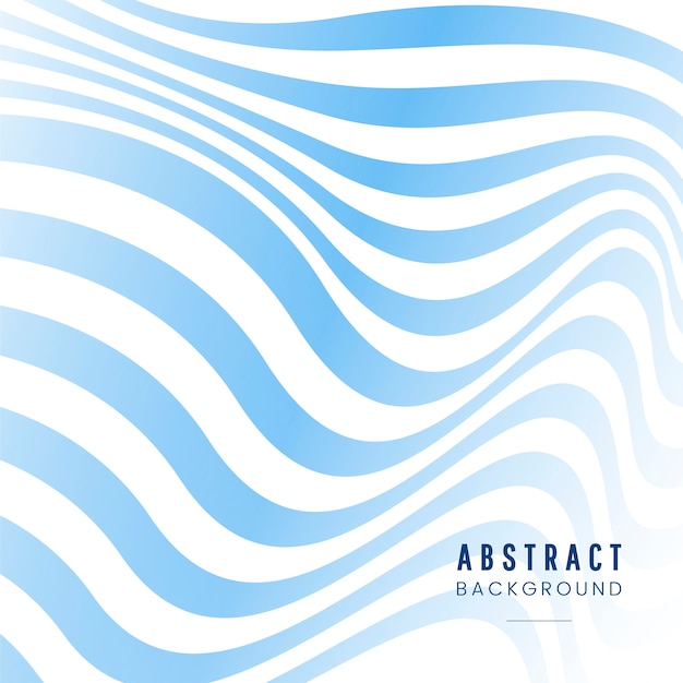 Blue and white striped abstract background vector