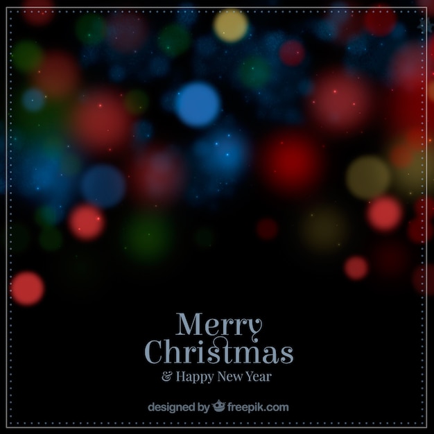 Free Vector blurred background for christmas