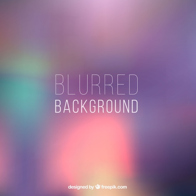 Blurred background of lights