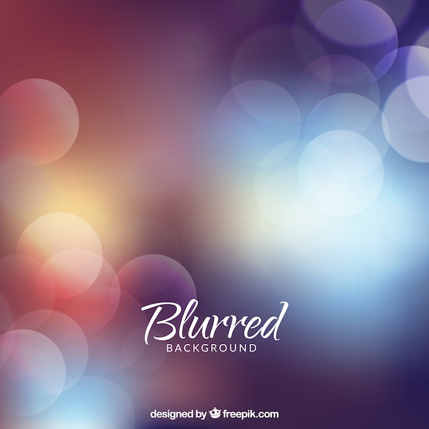 Blurred background with bright color