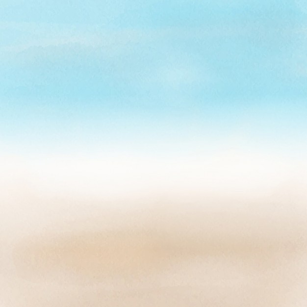 Free vector blurred beach landscape