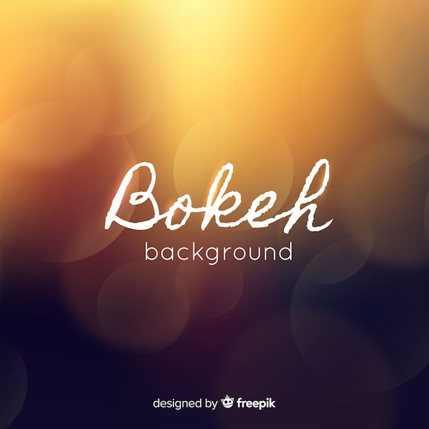 Blurred bokeh background