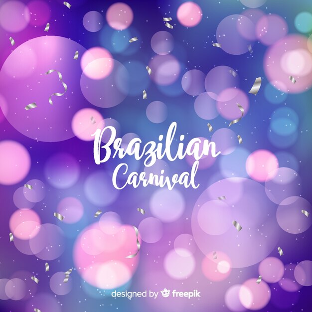 Blurred brazilian carnival background