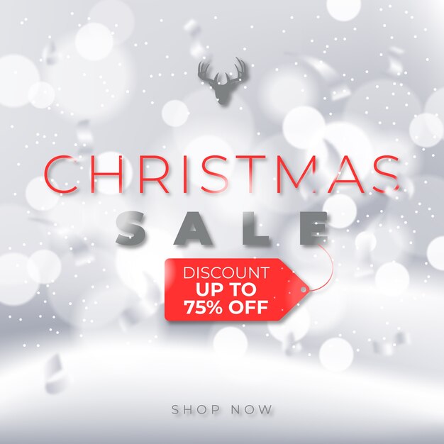 Blurred christmas sale