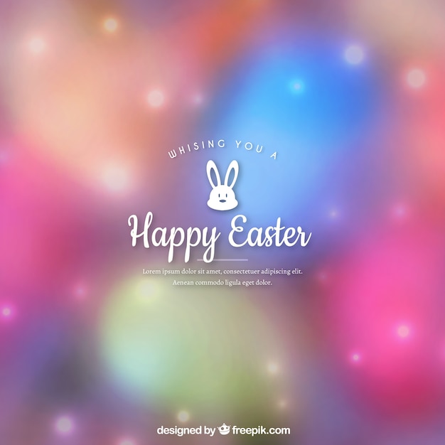 Blurred easter background