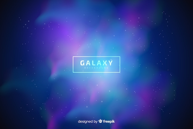 Blurred galaxy background