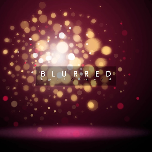 Free vector blurred glowing background effect vector