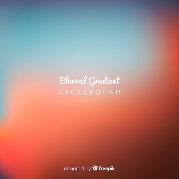 Blurred gradient background