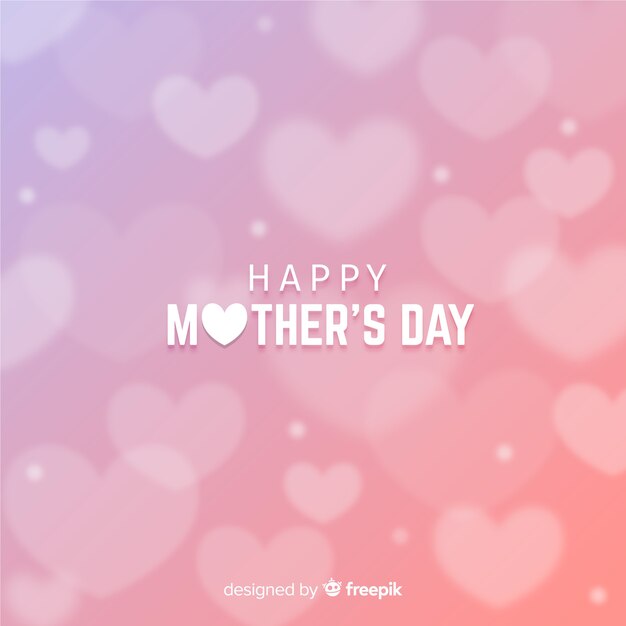 Blurred mother's day background