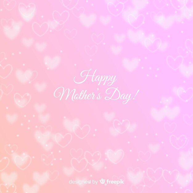 Blurred mother's day background