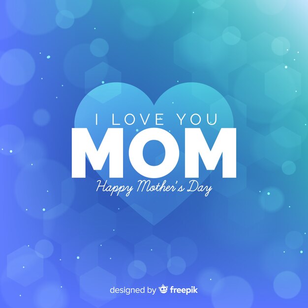 Blurred mother's day background