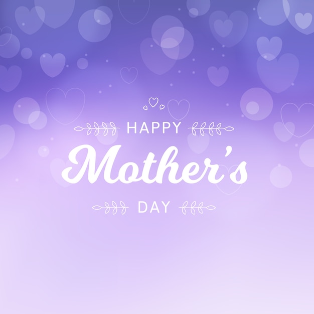 Blurred mothers day concept