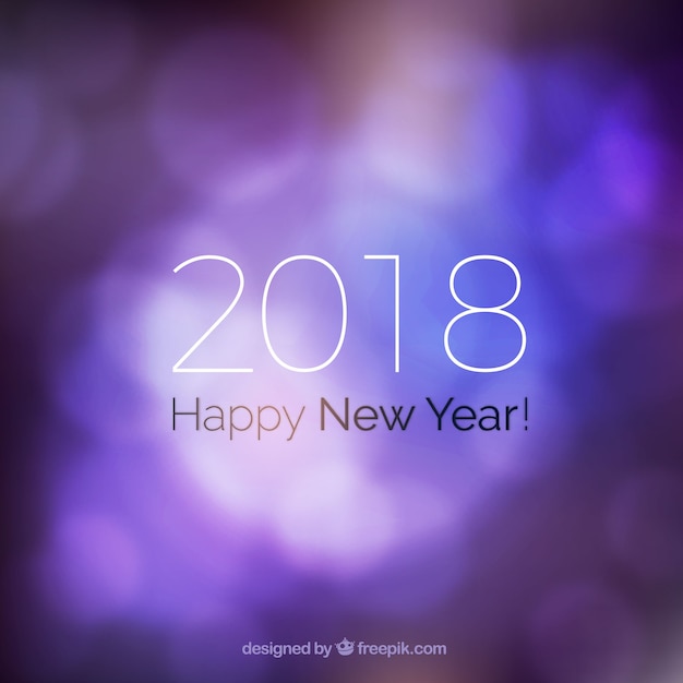 Blurred purple new year background