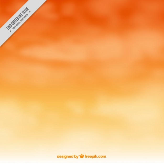 Free Vector blurred sky background in orange tones