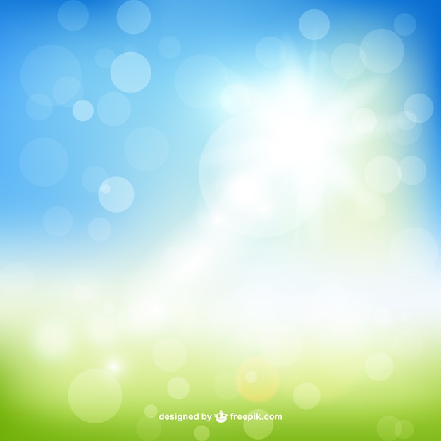 Blurred springtime background