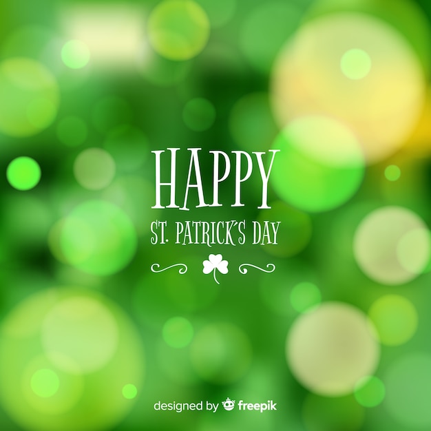 Blurred st. patrick's day background