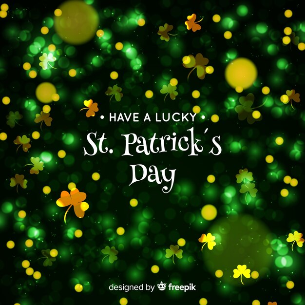 Blurred st. patrick's day background