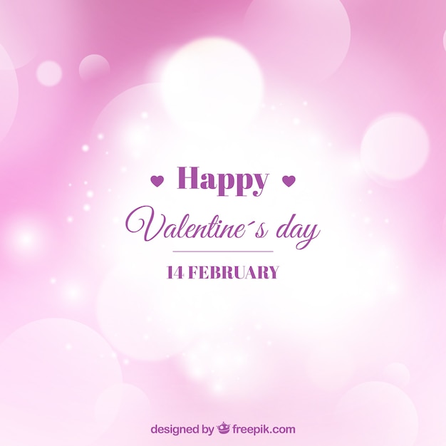 Blurred valentine's day background