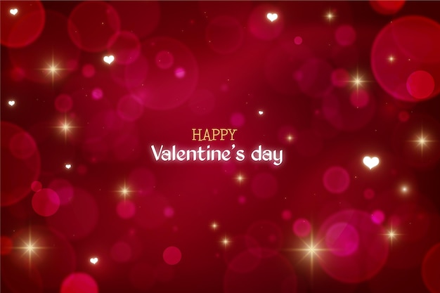 Blurred valentine's day background