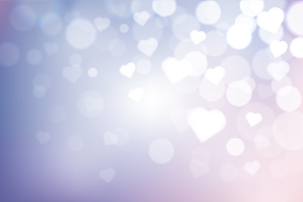 Blurred valentine's day background