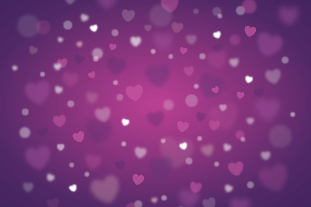 Blurred valentine's day wallpaper