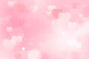 Free vector blurred valentine's day wallpaper