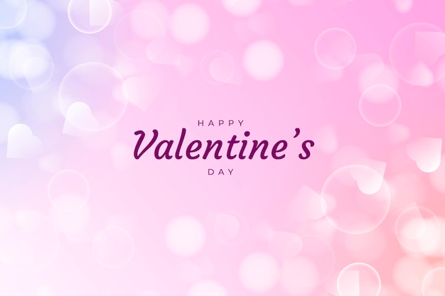 Blurry valentine's day background