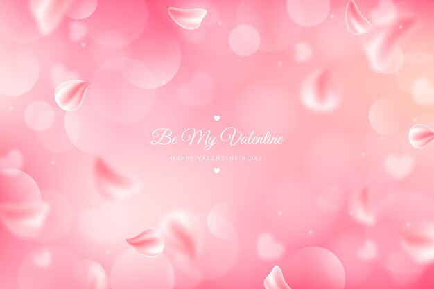 Blurry valentine's day background