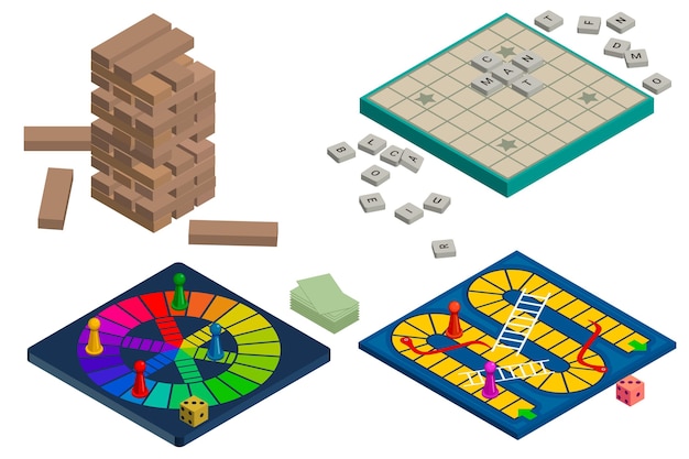 Free Vector board game collection