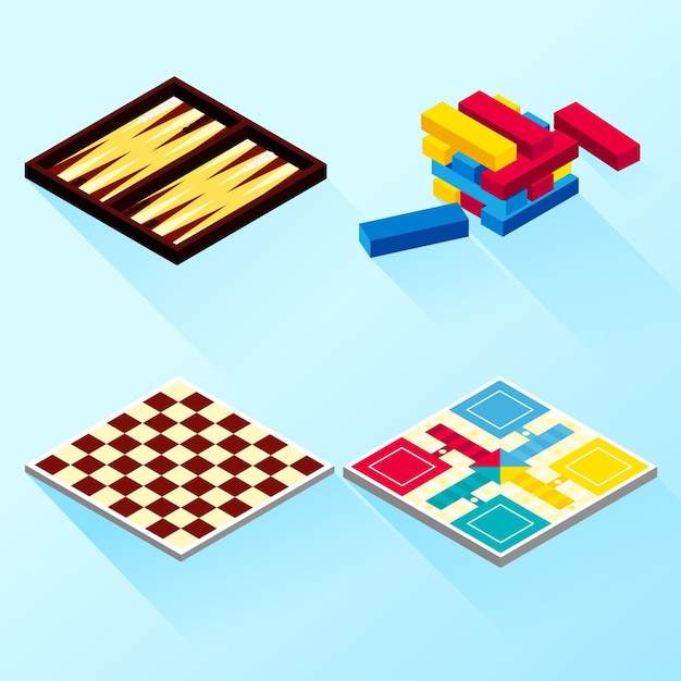 Free Vector board game collection