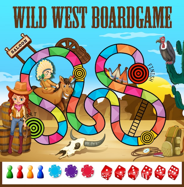 Free vector board game