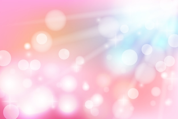 Bokeh background concept