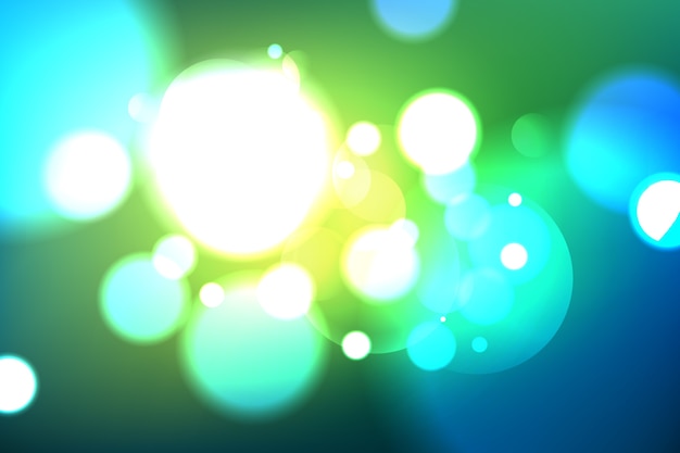 Bokeh background in gradient style