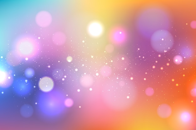 Bokeh design bright background