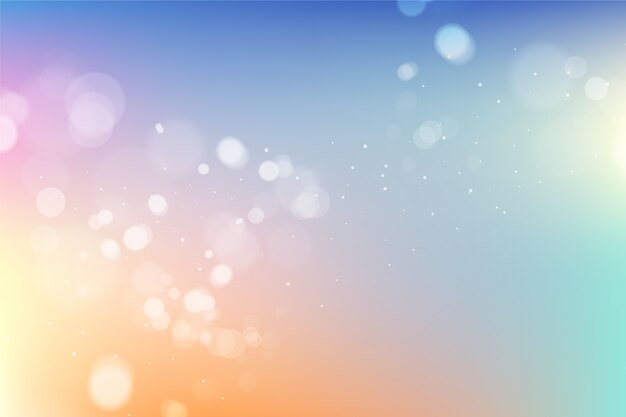 Bokeh effect gradient background