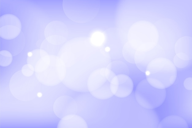 Bokeh effect screensaver gradient style