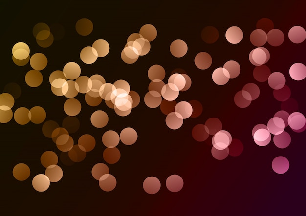 Free vector bokeh lights background