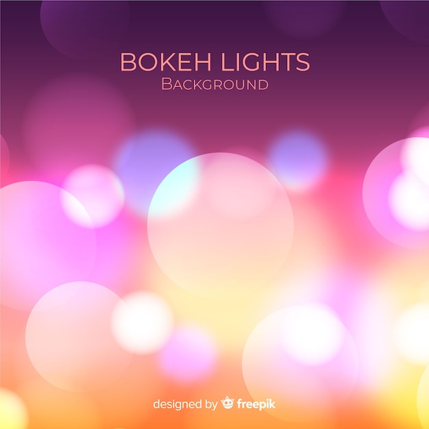 Bokeh lights background