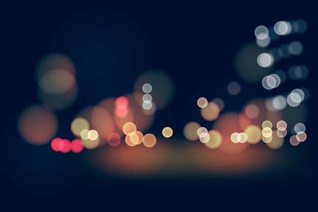 Bokeh lights effect wallpaper