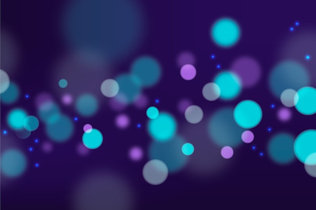 Bokeh lights wallpaper in gradient