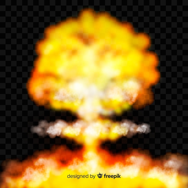 Bomb smoke effect realistic style