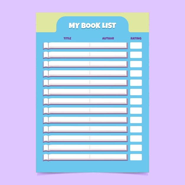 Book list