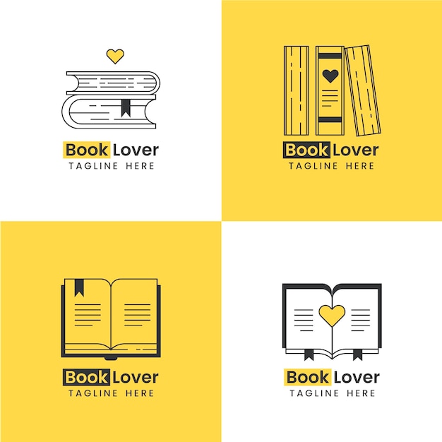 Book logo collection