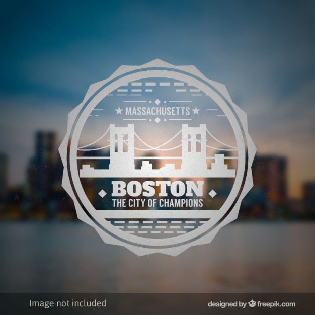 Free vector boston badge