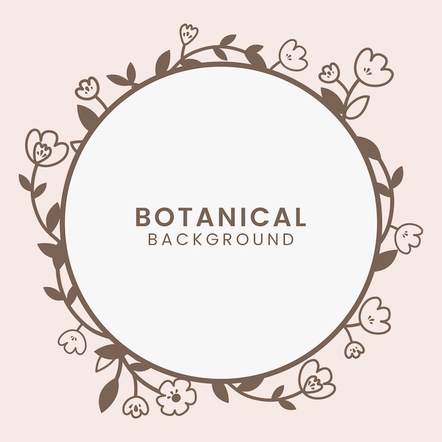 Botanical floral illustration