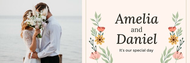 Botanical wedding   twitter header