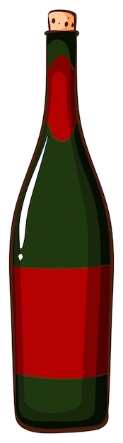 Free Vector a bottle of champaigne